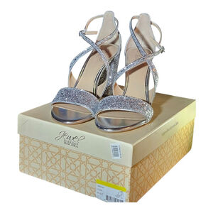 Jewel Badgley Mischka Heels Size 11 Silver